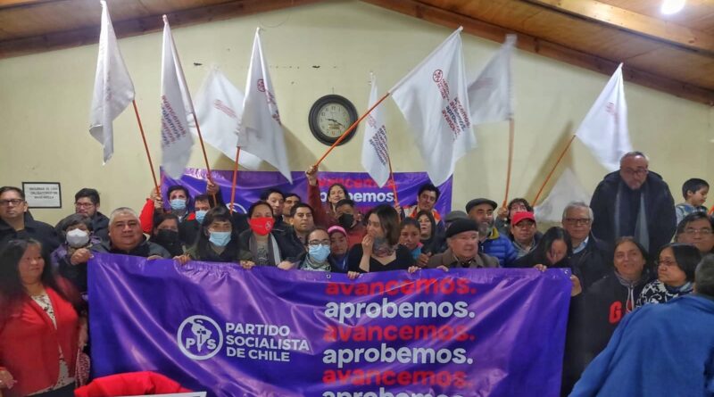 Partido Socialista inició actividades por el Apruebo en Coyhaique